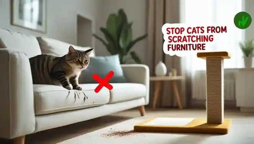 How to Stop a Cat from Scratching Furniture? 2 How To Stop A Cat From Scratching Furniture