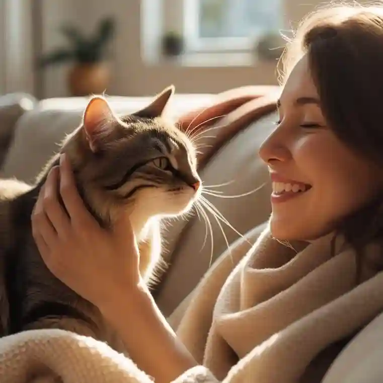 how do cats show affection