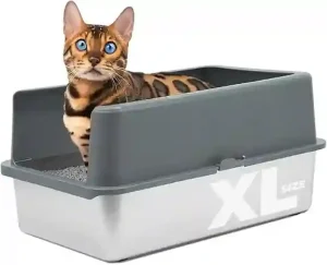 iPrimio Stainless Steel Cat Litter Box Guide 1 Stainless Steel Cat Litter Box2