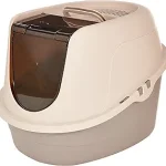 Best Cat Litter Boxes 2025 6  Amazon Basics No-Mess Hooded Cat Litter Box