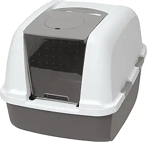Best Cat Litter Boxes 2025 2 Catit Airsift Jumbo Hooded Litter Pan