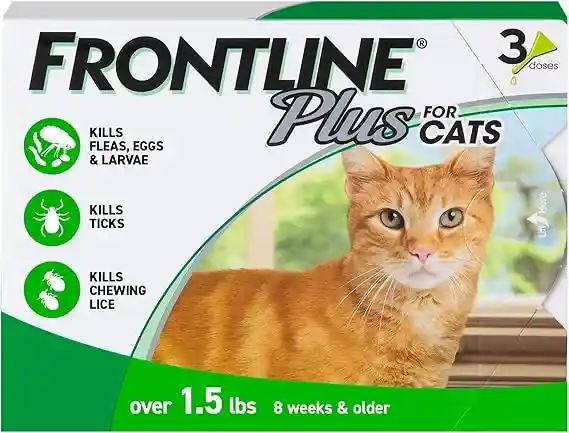 Frontline Plus for Cats: Flea, Tick Solution 4 Frontline Plus for Cats