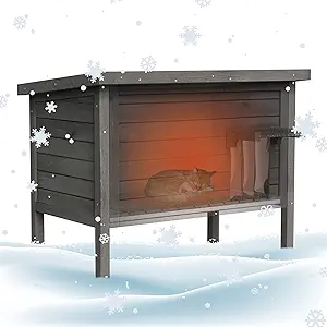 Top Outdoor Cat Houses Review 2 GDLF Outdoor Cat House Feral Cat Enclosure