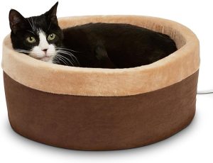 K&H Pet Products Thermo-Kitty Heated Cat Bed