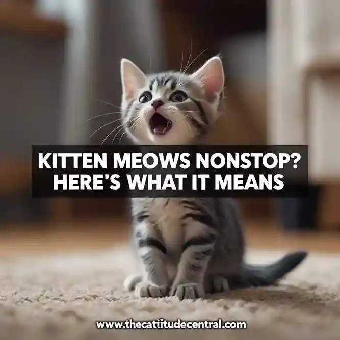 Kitten Meowing Nonstop