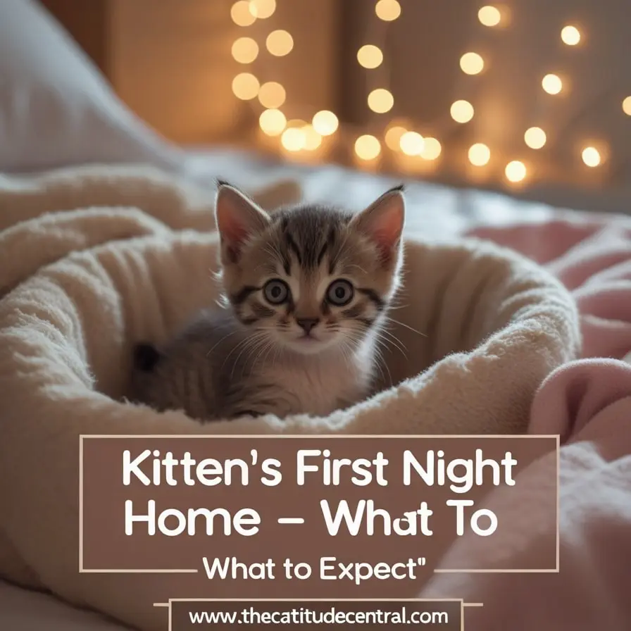 Kitten First Night Home