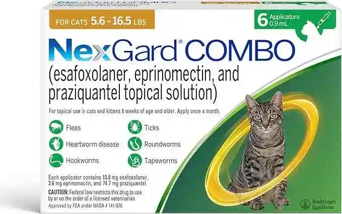 NexGard Combo for Cats 3 NexGard Combo for Cats