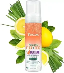 TropiClean Natural Flea & Tick Shampoo for Cats