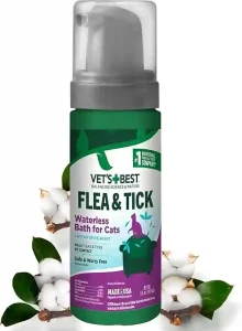 Vet’s Best Flea & Tick Waterless Bath for Cats