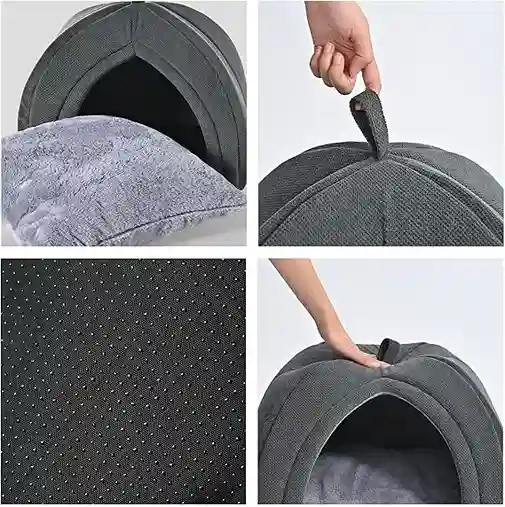 Amazon Basics Cat Cave Bed Review 2 Amazon Basics Cat Cave Bed3