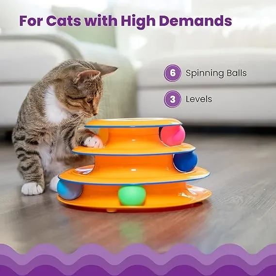 Catstages Tower of Tracks: Top Cat Toy? 1 Catstages Tower of Tracks2