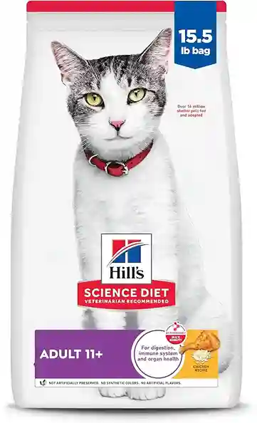 Hill’s Science Diet Adult 11+ Chicken Recipe Dry Cat Food