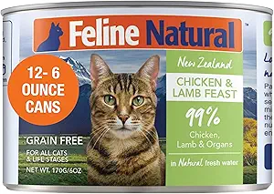 Feline Natural Chicken & Lamb Feast Canned Cat Food