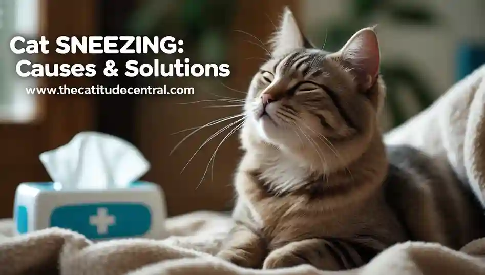Cat Sneezing: Causes, Symptoms, Solutions, and When to See a Vet 1 Cat Sneezing